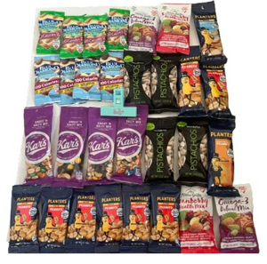 Candyya Snack pack Nut 30 Individual Nuts bundle