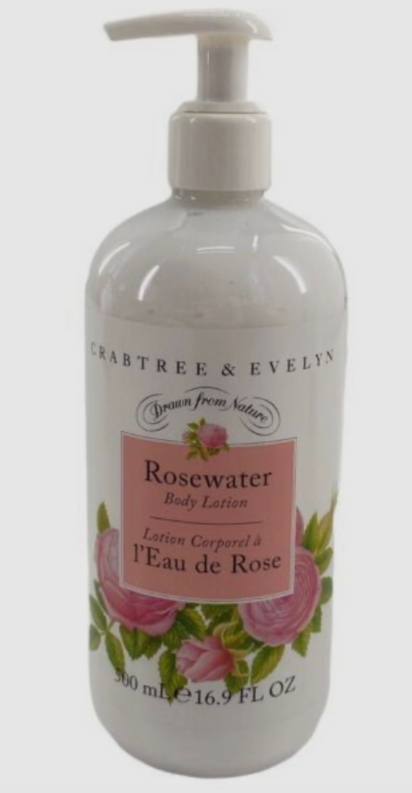 Crabtree & Evelyn Body Lotion, Rosewater, 16.9 Fl Oz (Copy)