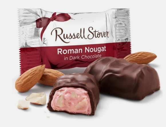 Russell Stover DARK CHOCOLATE ROMAN NOUGATS CANDY BULK BAG VALUE 16 Oz - Limited edition