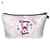 Cosmetic Organizer Bag Makeup  Llama Zipper Bags