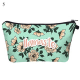 Cosmetic Organizer Bag Makeup  Llama Zipper Bags